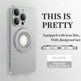 thumbnail image 1 of ELEHOLD for iPhone 13 Pro, Case with Magnetic Invisible Stand Slim Shockproof Anti-Scratch,Compatible with MagSafe Lens Protector Case Cover, silver, 1 of 6