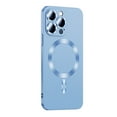 thumbnail image 1 of ELEHOLD for iPhone 13 Pro Max Case Fit for MagSafe, Slim Fit Liquid Silicone Frosted Matte Case Shockproof Magnetic Cover for iPhone 13 Pro Max,Blue, 1 of 4