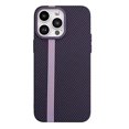 thumbnail image 1 of ELEHOLD for iPhone 14 Case Carbon Fiber Texture Slim Fit Lightweight Hard PC Back Shockproof Anti-Scratch Protective Cover for iPhone 14,darkpurple, 1 of 7
