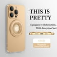thumbnail image 1 of ELEHOLD for iPhone 14 Pro, Case with Magnetic Invisible Stand Slim Shockproof Anti-Scratch,Compatible with MagSafe Lens Protector Case Cover, gold, 1 of 6