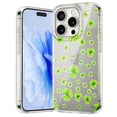 thumbnail image 1 of ELEHOLD for iPhone 15 Plus Case Flower Floral Embossed Pattern Crystal Clear Back Soft Shockproof TPU Bumper Slim Lightweight Anti-Yellowing Case, A, 1 of 6