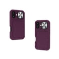 thumbnail image 1 of ELEHOLD for iPhone 16 Case,Built-in Card Holder Slide Len Cover Military Grade Drop Rugged Shockproof Protective Phone Case for iPhone 16,Purple, 1 of 6