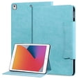 thumbnail image 1 of ELEHOLD for iPad 10.2/iPad Pro 10.5 (2017/2019) /Air 3 ,Premium PU Leather Card Slot Folio Stand Cover, Auto Wake/Sleep,Multiple Viewing Angles Magnetic Smart Shockproof Protective Cover,Skyblue, 1 of 1