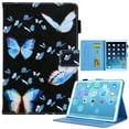 thumbnail image 1 of ELEHOLD for iPad 10th Gen 10.9" 2022 Folding Leather Case with Card Slots Multi-Angle Viewing Kickstand Auto Wake/Sleep Full Body Protection Butterfly Flower Pattern Case,G, 1 of 6