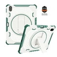 thumbnail image 1 of ELEHOLD for iPad 10th Geneartion 10.9 Inch 2022 Rugged Case with 360° Ratation Hidden Kickstand Pencil Holder Shockproof Heavy Duty Protection Cover for iPad 10.9 Inch,Green, 1 of 6