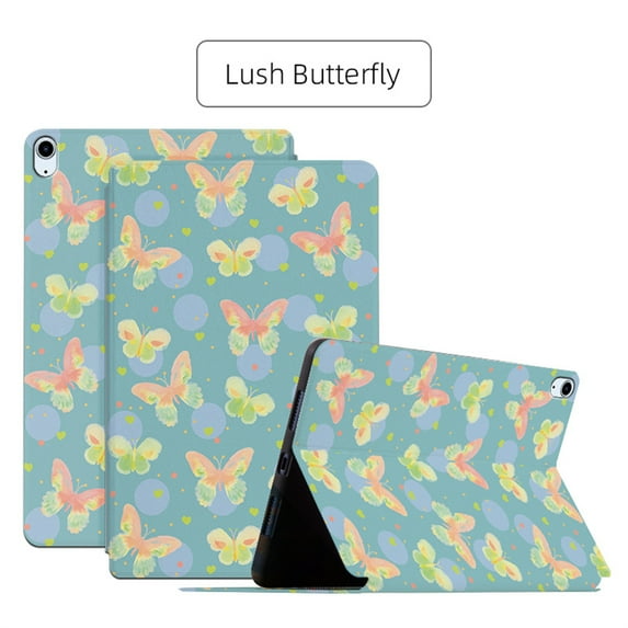 ELEHOLD for iPad 10th Generation 10.9" 2022 Flip Leather Case with Beautiful Butterflies Pattern Kickstand Function Auto Wake/Sleep Magnetic Shockproof Anti-Scratch Case for iPad 10th,D