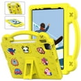 thumbnail image 1 of ELEHOLD for iPad 10th Generation 10.9" 2022 Kids Case, Cute Cartoon EVA Kids-Friendly Handle Grip Kickstand Shockproof Rugged Protective Case for iPad 10.9 inch 10th Gen 2022, Yellow, 1 of 8