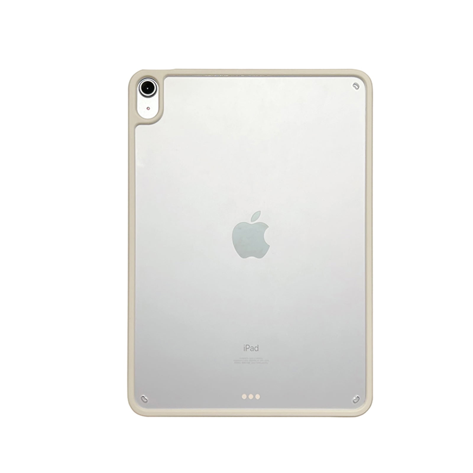 ELEHOLD for iPad 12.9 6th/5th/4th/3th 2022/2021/2020/2018 Case, Slim Thin Lightweight Shockproof Protective Yellowing Resistant Frosted Translucent Case Supports Pencil Charging,Gray