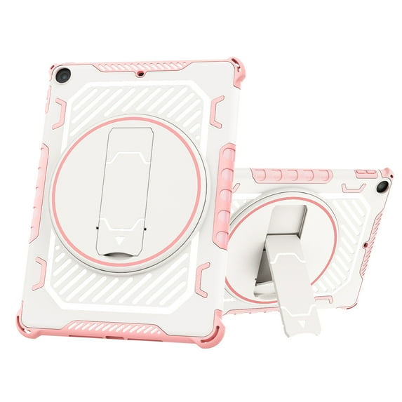 ELEHOLD for iPad 6th/5th Gen 9.7 Inch 2018/2017 Rugged Case with 360° Ratation Hidden Kickstand Shockproof Heavy Duty Protection Cover for iPad 9.7 Inch,Pink