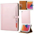 thumbnail image 1 of ELEHOLD for iPad 9th/8th/7th Gen 10.2" (2021/2020/2019) Multi-Functional Flip Leather Wallet Case with Front Pocket Card Slots Kickstand Pencil Holder Shockproof Business Men Women Case Cover,Rosegold, 1 of 5
