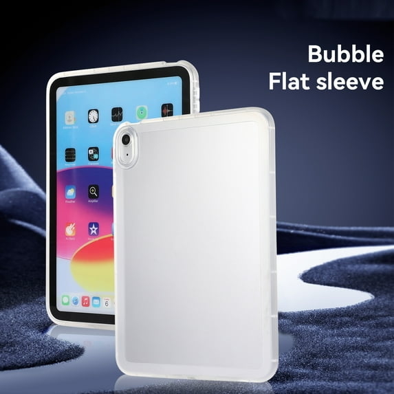 ELEHOLD for iPad Air 4 2020 / Air 5 2022 10.9 inch Case, Crystal Clear Hybrid Raised Edges Screen & Camera Protection Anti-Drop Slim Fit Transparent Case Cover for iPad Air 4th/5th Gen, Clear