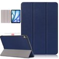 thumbnail image 1 of ELEHOLD for iPad Air 6th Generation 11 Inch Case M2 2024, iPad Air 5th Generation Case 2022 / iPad Air 4th Generation Case 2020 10.9 Inch Auto Sleep/Wake, Slim Trifold Stand Cover,Blue, 1 of 10