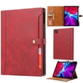 thumbnail image 1 of ELEHOLD iPad Case For iPad Pro 11-inch (M5) 2025/(M4) 2024 Multi-Functional Flip Leather Wallet Case with Front Pocket Card Slots Kickstand Pencil Holder Shockproof Case Cover,Red, 1 of 3
