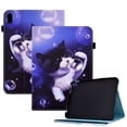 thumbnail image 1 of ELEHOLD for iPad Mini (6th Generation),Flip Leather Case Cover with Card Holders Adjustable Kickstand Anti-Slip Elastic Band Shockproof Full Protective Case for iPad Mini 6,Cat, 1 of 9