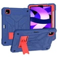thumbnail image 1 of ELEHOLD for iPad Pro 11 inch 2022/2021/2020/2018, Air 5th/4th Generation Case 2022/2020 10.9", Heavy Duty Shockproof Rugged Shoulder Strap Foldable Kickstand Cover with Pencil Holder, darkblue, 1 of 1