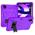 thumbnail image 1 of ELEHOLD for iPad Pro 11 inch 2022/2021/2020/2018, Air 5th/4th Generation Case 2022/2020 10.9", Heavy Duty Shockproof Rugged Shoulder Strap Foldable Kickstand Cover with Pencil Holder, purple, 1 of 7
