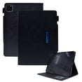 thumbnail image 1 of ELEHOLD for iPad Pro 11 inch 2024 Flip Smart Leather Case with Card Slots Kickstand Function Magnetic Clasp Shockproof Protective Cover for iPad Pro 11" 2024,Black, 1 of 7