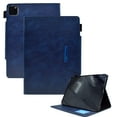 thumbnail image 1 of ELEHOLD for iPad Pro 11 inch 2024 Flip Smart Leather Case with Card Slots Kickstand Function Magnetic Clasp Shockproof Protective Cover for iPad Pro 11" 2024,Blue, 1 of 7