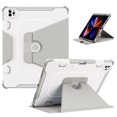 thumbnail image 1 of ELEHOLD for iPad Pro 12.9 inch 2022/2021/2020/2018 Shockproof Rugged Flip Case Rotation Kickstand Function with Anti-Slip Strip Pencil 
Holder Magnetic Heavy Duty Case,Gray, 1 of 12
