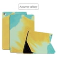 thumbnail image 1 of ELEHOLD for iPad mini 5/mini 4 7.9 inch 2019/2015 Colorful Case, Slim Lightweight Smart Auto Sleep/Wake Stand Stripe Non-Slip Shockproof Watercolor Painting Style Case,Autumn Yellow, 1 of 6