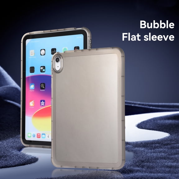 ELEHOLD for iPad mini (6th Generation) 2021 8.3 inch Case, Crystal Clear Hybrid Raised Edges Screen & Camera Protection Anti-Drop Slim Fit Transparent Case Cover, Black