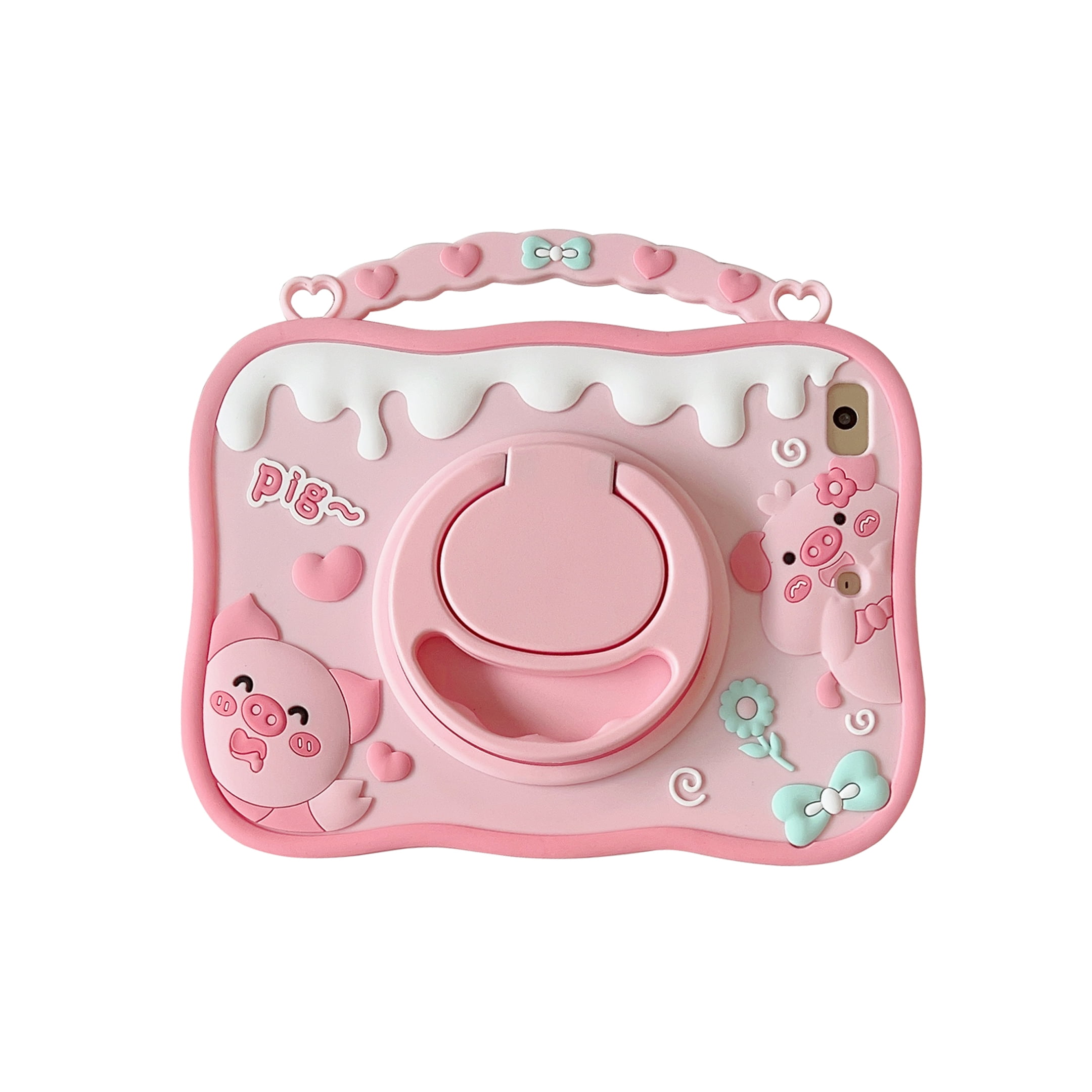 【希少、カワイイ、迅速発送】未開封 iPad ピンク ELEHOLD for iPad mini 7 (A17 Pro)2024/6th Case,Cute Cartoon Soft