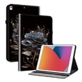 thumbnail image 1 of ELEHOLD for iPad mini 7 (A17 Pro)2024/6th Case, Flowers Pretty Unique Design Slim Adjustable Stand PU Leather Cover with Auto Sleep Wake Folio Case for iPad,Black Rose, 1 of 6