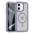 thumbnail image 1 of ELEHOLD for iPhone 11 Case with Screen Protector, Compatible with Magsafe, Military Grade Drop Protection Heavy Duty Shockproof Non-Slip Case for iPhone 11 6.1 Inch,Purple, 1 of 7