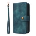 thumbnail image 1 of ELEHOLD for iPhone 11 Pro Max Flip Leather Wallet Case with Card Holders Kickstand Magnetic Clasp Lanyard Crossbody Shoulder Strap Shockproof Protective Case,Blue, 1 of 7