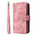thumbnail image 1 of ELEHOLD for iPhone 11 Pro Max Flip Leather Wallet Case with Card Holders Kickstand Magnetic Clasp Lanyard Crossbody Shoulder Strap Shockproof Protective Case,Rosegold, 1 of 7