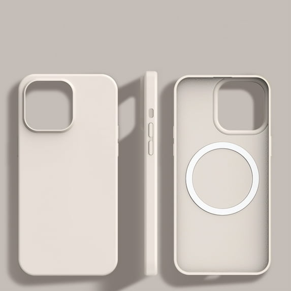 ELEHOLD for iPhone 12 Pro/12 Case,Compatible with MagSafe Colorful Anti-Scratch Soft Microfiber Lining Full Body Protective Shockproof Ultra Slim Phone Case for iPhone 12 Pro/12,White