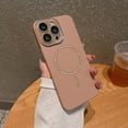 thumbnail image 1 of ELEHOLD for iPhone 12 Pro Case Matte Hard PC Back Slim Lightweight with Full Camera Lens Protection Strong Magnetic Compatible with Mag Safe Shockproof Case for iPhone 12 Pro,rosegold, 1 of 7