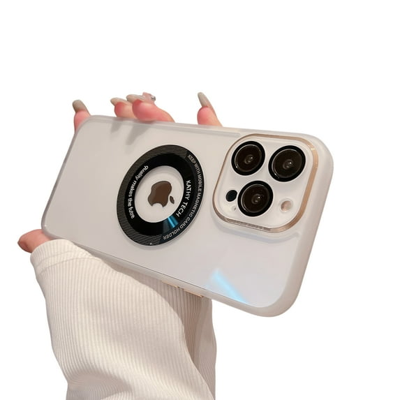 ELEHOLD for iPhone 12 Pro, Compatible with MagSafe Case,Slim Lightweight Anti-Scratch Shockproof Soft TPU Camera Lens Protector Acrylic Transparent Back Cover, clear