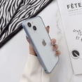 thumbnail image 1 of ELEHOLD for iPhone 12 Pro Max 6.7 inch Metal Bumper Case, Frosting Matte Metal Frame Case Soft TPU Inner Support Wireless Charging Non-Slip Slim Case for iPhone 12 Pro Max, Blue, 1 of 8