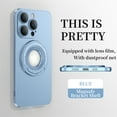 thumbnail image 1 of ELEHOLD for iPhone 12 Pro Max, Case with Magnetic Invisible Stand Slim Shockproof Anti-Scratch,Compatible with MagSafe Lens Protector Case Cover, blue, 1 of 6