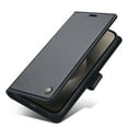 thumbnail image 1 of ELEHOLD for iPhone 13 Business Wallet Case with RFID Blocking Credit Card Holder PU Leather Flip Kickstand Protective Shockproof Cover Women Men for iPhone 13,Black, 1 of 6