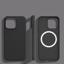 ELEHOLD for iPhone 13 Case,Compatible with MagSafe Colorful Anti-Scratch Soft Microfiber Lining Full Body Protective Shockproof Ultra Slim Phone Case for iPhone 13,Black