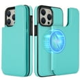 thumbnail image 1 of ELEHOLD for iPhone 13 Case with Magnetic Detachable Leather Card Slot Wallet 2-in-1 Multi-Functional Rugged Shockproof Wireless Charging Compatible Purse Case for iPhone 13,Green, 1 of 8