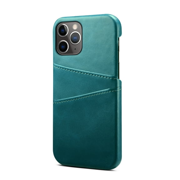 ELEHOLD for iPhone 13 Mini Case, iPhone 13 Mini Wallet Case with Credit Card Holder, Slim PU Leather Hard Card Pocket Back Cover Shockproof Protective Case,Green
