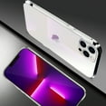 thumbnail image 1 of ELEHOLD for iPhone 13 Pro Aluminum Frame Metal Bumper Slim Hard Case, Metal Frame Armor Bumper Raised Edge Protection Anti-Drop No-Back Case for iPhone 13 Pro 6.1 inch 2021, Silver, 1 of 7