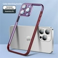 thumbnail image 1 of ELEHOLD for iPhone 13 Pro Max Bumper Frame (No Back) Built-in Camera Cover Slim Lightweight Soft TPU+PC Bumper Frame Cover Backless Shockproof Heavy Duty Protection Excellent Heat Dissipation,B, 1 of 7