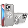 thumbnail image 1 of ELEHOLD for iPhone 13 Pro Max Case, Compatible with Mag Safe Accessories 360° Rotatable Ring Foldable Kickstand  Military Drop Protection Magnetic Phone Cover for Women Men,Gray, 1 of 10