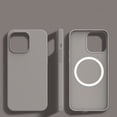 thumbnail image 1 of ELEHOLD for iPhone 13 Pro Max Case,Compatible with MagSafe Colorful Anti-Scratch Soft Microfiber Lining Full Body Protective Shockproof Ultra Slim Phone Case for iPhone 13 Pro Max,Grey, 1 of 8