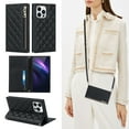 thumbnail image 1 of ELEHOLD for iPhone 13 Pro Max Wallet Case,Card Slot Zipper Purse Adjustable Crossbody Strap Stand Function Leather Wallet Case for iPhone 13 Pro Max 6.7 inch, Black, 1 of 8