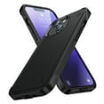 thumbnail image 1 of ELEHOLD for iPhone 14 2022 Fit Case, Military-Grade Dual Layer Raised Frame Screen & Camera Lens Protective Armor Hybrid PC+TPU Anti-Drop Shockproof Slim Rugged Case,Black, 1 of 8