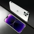 thumbnail image 1 of ELEHOLD for iPhone 14 Aluminum Frame Metal Bumper Slim Hard Case, Metal Frame Armor Bumper Raised Edge Protection Anti-Drop No-Back Case for iPhone 14 6.1 inch 2022, Silver, 1 of 7
