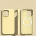 thumbnail image 1 of ELEHOLD for iPhone 14 Case,Compatible with MagSafe Colorful Anti-Scratch Soft Microfiber Lining Full Body Protective Shockproof Ultra Slim Phone Case for iPhone 14,Yellow, 1 of 8