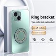 thumbnail image 1 of ELEHOLD for iPhone 14 Case, Slim Compatible with Mag Safe Accessory Bling Diamond Ring Kickstand Shockproof Anti-Scratch Protective Rugged Case for iPhone 14,Green, 1 of 8