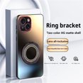 thumbnail image 1 of ELEHOLD for iPhone 14 Case, Slim Compatible with Mag Safe Accessory Bling Diamond Ring Kickstand Shockproof Anti-Scratch Protective Rugged Case for iPhone 14,Titaniumblack, 1 of 8