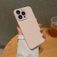 thumbnail image 1 of ELEHOLD for iPhone 14 Plus Case Matte Hard PC Back Slim Lightweight with Full Camera Lens Protection Strong Magnetic Compatible with Mag Safe Shockproof Case for iPhone 14 Plus,pink, 1 of 7